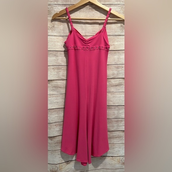 Versace Jeans Couture Pink midi dress size 26/40 - Picture 2 of 6